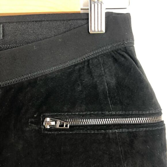 BlankNYC 100% Suede Front Panels Pull On Leather Leggings Pants Size 29 Zip - Picture 9 of 15